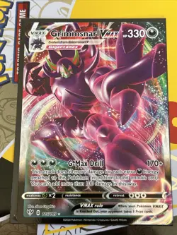 Grimmsnarl VMAX 115/189 - Darkness Ablaze - Ultra Rare Holo Pokemon Card NM - Image 1