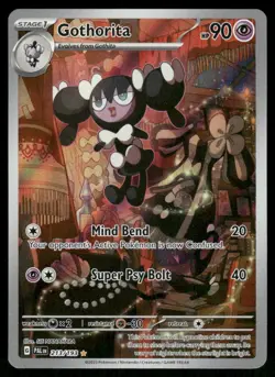 Pokemon Cards Gothorita 213/193 Paldea Evolved Illustration Rare NM - Image 1