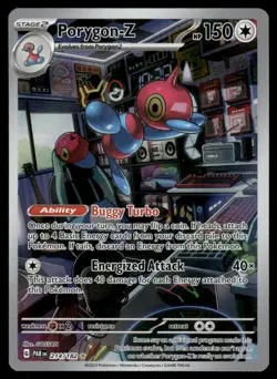 Pokemon Cards Porygon-Z 214/182 Paradox Rift Illustration Rare NM - Image 1