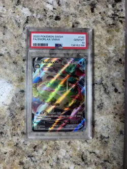 Pokemon Card Snorlax VMAX 2020 Sword & Shield 142/202 Full Art PSA 10 - Image 1