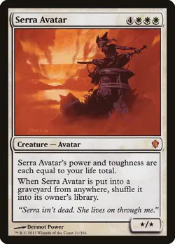 Serra Avatar (NM) #21 Commander 2013 Mythic Magic Gathering card MTG - Image 1