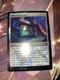 Path of Ancestry (Surge Foil) Commander: Teenage Mutant Ninja Turtles Foil X2 - Image 2