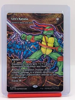 Leo's Katana - Sword of Sinew and Steel (Borderless) TMNT Regular - Image 1