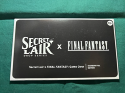 MTG Secret Lair x Final Fantasy: Game Over Rainbow Foil Magic the Gathering - Image 1