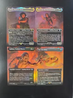 MTG LTR Lord Of The Rings The One Ring FOIL scene set 448 - 451 *Pack fresh-NM* - Image 1
