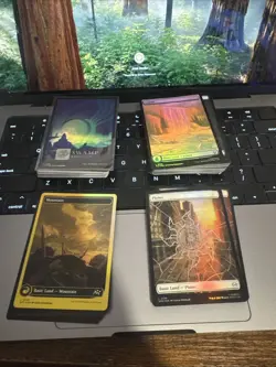 100 Full Art Lands No Forests - Image 1