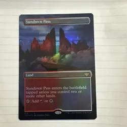 Mtg Sundown Pass Extended Foil - Image 1