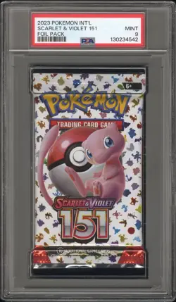 Pokemon Scarlet & Violet 151 SEALED Booster Pack PSA 9 MINT - Image 1