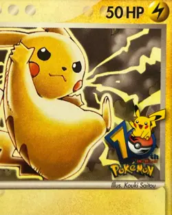 PSA Mint 9-Pikachu 012 Journey Across America-2006 Pokemon Black Star Promo Rare - Image 3