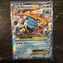 M Blastoise EX 30/146 – XY Base Set 2014 Pokemon TCG Full Art MegaEX - Image 1