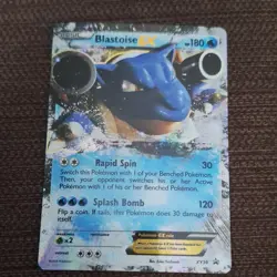 Pokemon TCG Blastoise EX XY30 XY Basic 180HP Promo Holo - Image 1