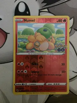 Numel Ditto 013/078 Reverse Holo NM Unpeeled Pokemon Go English Pokemon TCG - Image 1