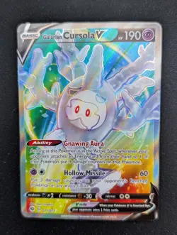 Pokemon TCG Galarian Cursola V 071/073 Champions Path - Image 1