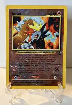 Pokemon Entei Promo Reverse Holo Wotc 34/53 80 HP Basic 2001 English - Image 1