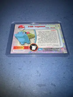 Ivysaur #2 Topps 1999 TV Animation Edition Pokemon TCG - Image 2