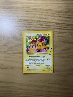 Birthday Pikachu Celebrations Classic Collection Holo Black Star Promo Pokemon - Image 1