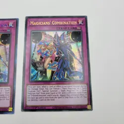 Yugioh 2x Magicians' Combination (Blue, Gold) LDS3-EN099 Near Mint 1st Edition - Image 3