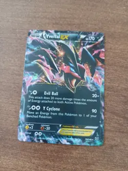 Pokemon TCG Yveltal EX Holofoil Holo Ultra Rare Card 79/146 NM Condition - Image 1