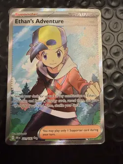 Ethan's Adventure 221/182 Sv10: Destined Rivals Pokemon TCG Card Nm - Image 1