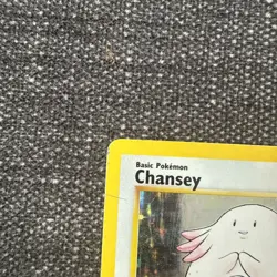 Pokemon TCG Base Set Chansey Card 3/102 Holo LP - Image 2