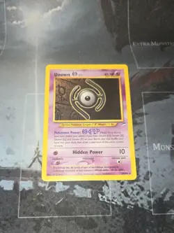 Unown [H] 28/105 Neo Destiny Regular Pokemon Card Vintage LP - Image 1