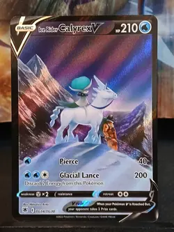 Ice Rider Calyrex v TG14/TG30 Trainer Gallery Astral Radiance Pokemon Card - Image 2