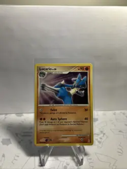 Lucario LV.30 3/11 Holo Promo Card DP Trainer Kit: Pokemon MP 2007 - Image 1