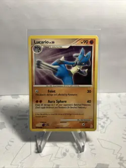 Lucario LV.30 3/11 Holo Promo Card DP Trainer Kit: Pokemon MP 2007 - Image 3