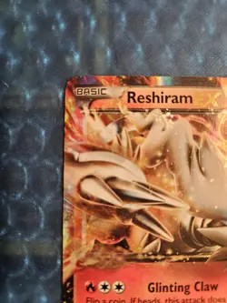 Reshiram EX Holo Ultra Rare Pokemon Card Legendary Treasures 29/113 - Image 4