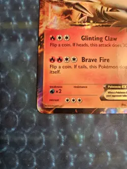 Reshiram EX Holo Ultra Rare Pokemon Card Legendary Treasures 29/113 - Image 5