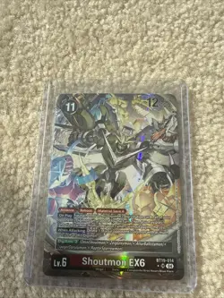 Digimon Card Shoutmon EX6 BT19-014 SR Alternate Art Special Booster 2.5 - Image 1