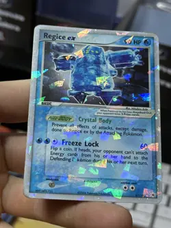 Regice ex 97/101 EX Hidden Legends 2004 Holo Rare Cracked Ice Pokemon Card TCG - Image 5
