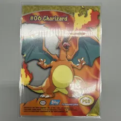Pokemon Topps TV Animation Clear Card Charizard #06 PC3 2000 Variant - Image 1