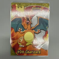 Pokemon Topps TV Animation Clear Card Charizard #06 PC3 2000 Variant - Image 2