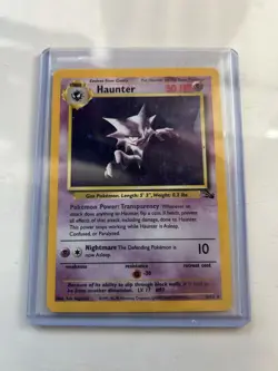 Haunter 1999 Fossil 6/62 Holo Pokemon Card - Image 1