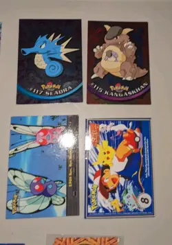 Topps Pokemon Card Lot Charizard Seadra Kangaskhan Foil Checklist TV Lot Of 11 - Image 4