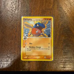 Carvanha Delta Species 61/110 Holon Phantoms Regular Pokemon Card TCG Game MP - Image 1