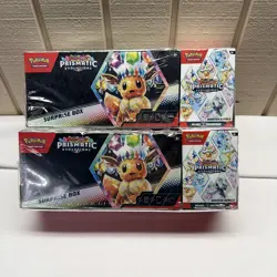 Pokemon Prismatic Evolutions Surprise Box 2-Pack Booster Bundle, Lot of 2 Sealed - Image 1
