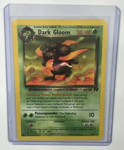Pokemon TCG Dark Gloom Team Rocket 36/82 Uncommon 50 HP Regular English VINTAGE - Image 1