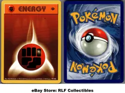 1999 Pokemon, Base Set Shadowless, #97/102 Fighting Energy, 1st Edition, Common - Image 1