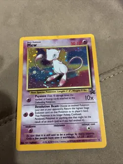 Pokemon 2000 WOTC Mew #9 Holo Black Star Promo English A - Image 1