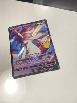 2021 POKEMON SWSH BLACK STAR PROMO CELEBRATIONS COLL #134 DARK SYLVEON V🔥CLEAN - Image 5