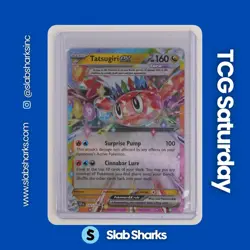 2024 POKEMON SURGING SPARKS #142/191 TATSUGIRI EX DOUBLE RARE - Image 1