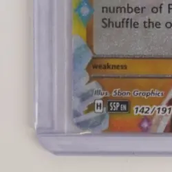 2024 POKEMON SURGING SPARKS #142/191 TATSUGIRI EX DOUBLE RARE - Image 4