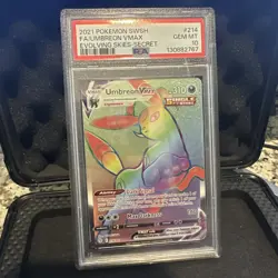 Pokemon TCG Umbreon VMAX (Secret) 214/203 SWSH07: Evolving Skies Holo PSA 10 - Image 1