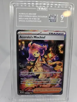 Acerola's Mischief Trainer Card Pokemon TCG 183 In TAG 9 - Image 1