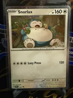 Pokemon TCG Snorlax SVP 122 Cosmos Holo Twilight Masquerade Promo NM - Image 1