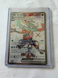Greninja ex - 198/167 - Pokemon Twilight Masquerade Full Art Ultra Rare - Image 1