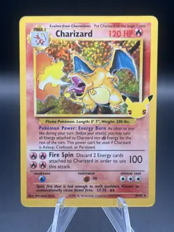 Pokemon TCG Charizard Celebrations Classic Collection Holo Rare 25th Anniversary - Image 1