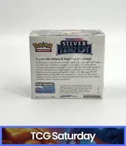 2021 POKEMON SWORD & SHIELD SILVER TEMPEST BOOSTER BOX SEALED - Image 2